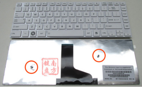 White Keyboard for Toshiba Satellite C40-A C40D S40-A C45T Lapto - Click Image to Close